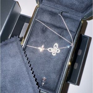 GRAFF Double Butterfly Silhouette Diamond Pendantt